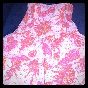 Lilly Pulitzer strapless dress